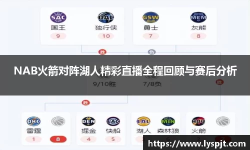 NAB火箭对阵湖人精彩直播全程回顾与赛后分析